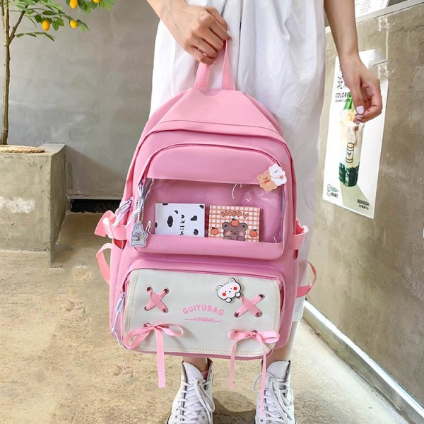Korean Version Of The Campus Elementary School Students From Third To Sixth Grade Schoolbag Shoulder Bag Female