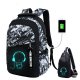 Exclusive For Cross-border Men's Backpack Junior High School Student Schoolbag Backpack Computer Bag Offload Wear-resistant Lumi